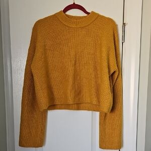 Cozy Mustard Yellow Women's Sweater